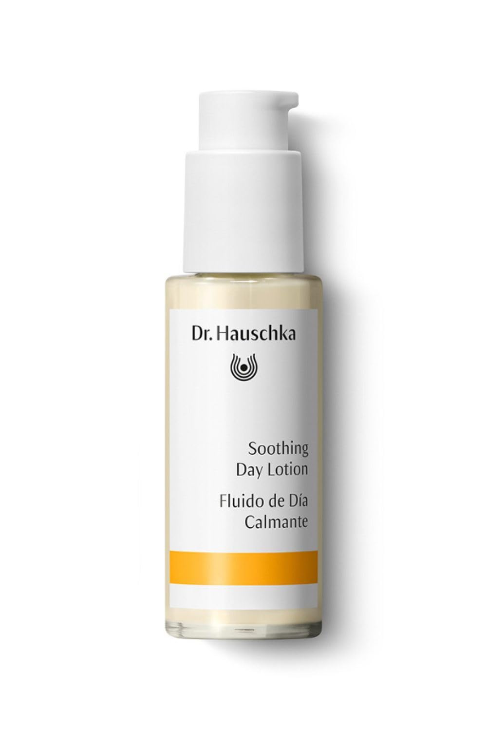 Dr. Hauschka Soothing Day Lotion bottle with pump for lightweight hydration