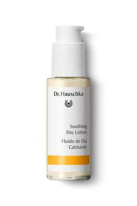 Dr. Hauschka Soothing Day Lotion bottle with pump for lightweight hydration