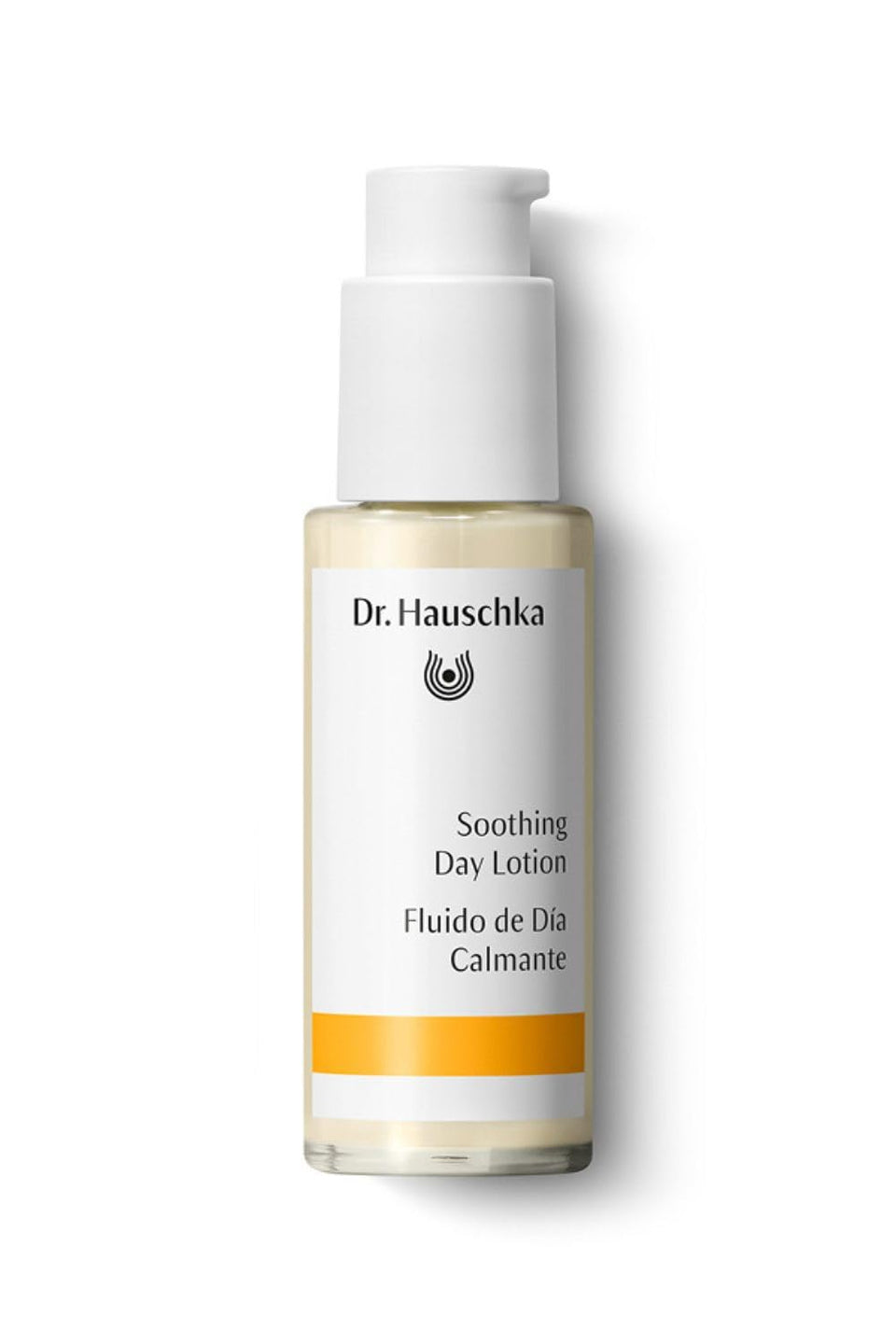 Dr. Hauschka Soothing Day Lotion bottle with pump for lightweight hydration
