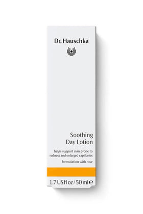 Dr. Hauschka Soothing Day Lotion pump dispersing lightweight hydration