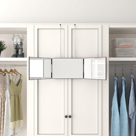 Dripex 3-Way Mirror door-hook attachment supports secure, damage-free mounting.