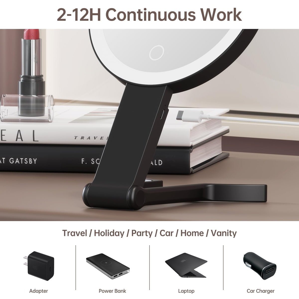 DRIVESLIM rechargeable battery for cordless operation.