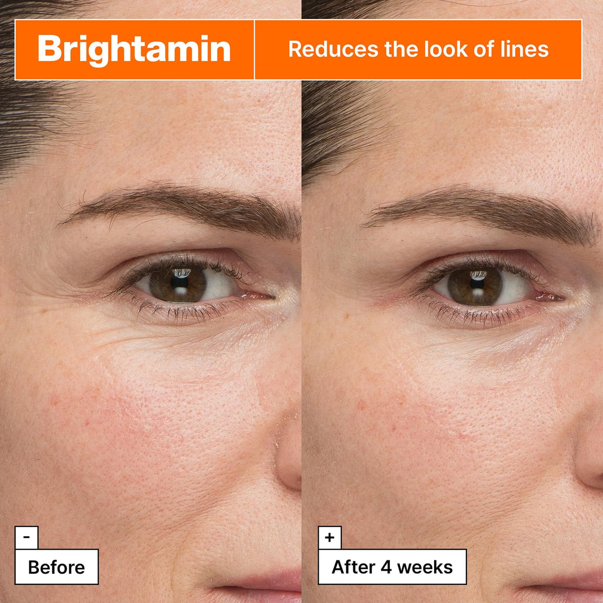 Dr.Jart+ Brightamin packaging detail emphasizing clean formula free from irritants