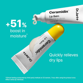 Dr.Jart+ Ceramidin cream texture close-up highlighting rich moisture