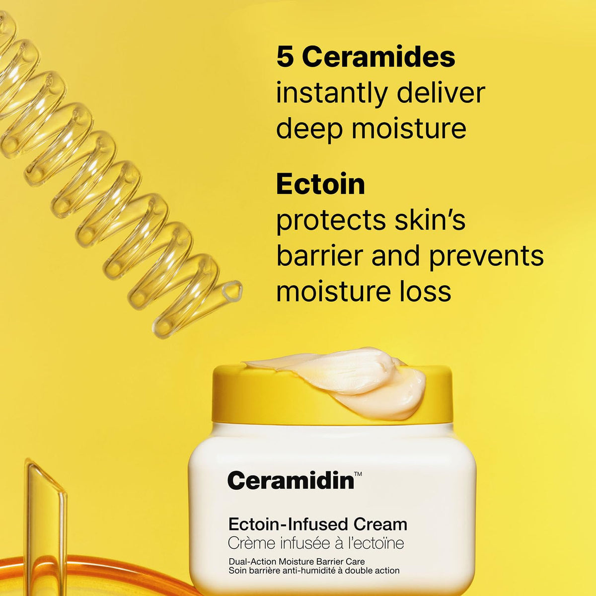 Application scene with Dr.Jart+ Ceramidin Ectoin Cream for daily use
