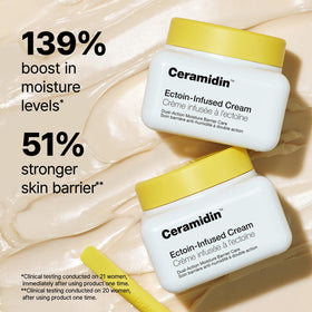 Closeup of Dr.Jart+ Ceramidin Ectoin Cream showing smooth texture
