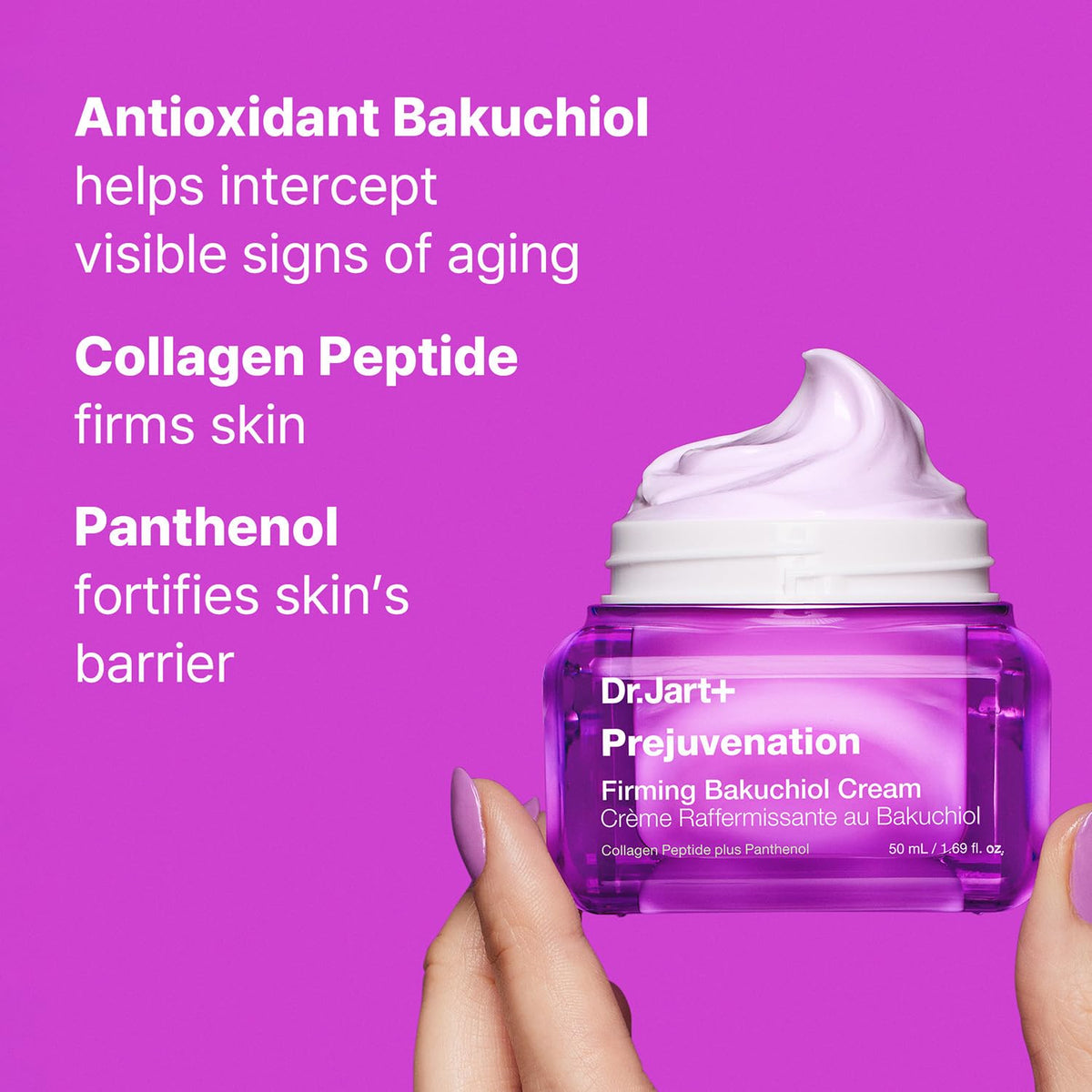 Cream swirl on skin during massage suggesting smooth absorption.
