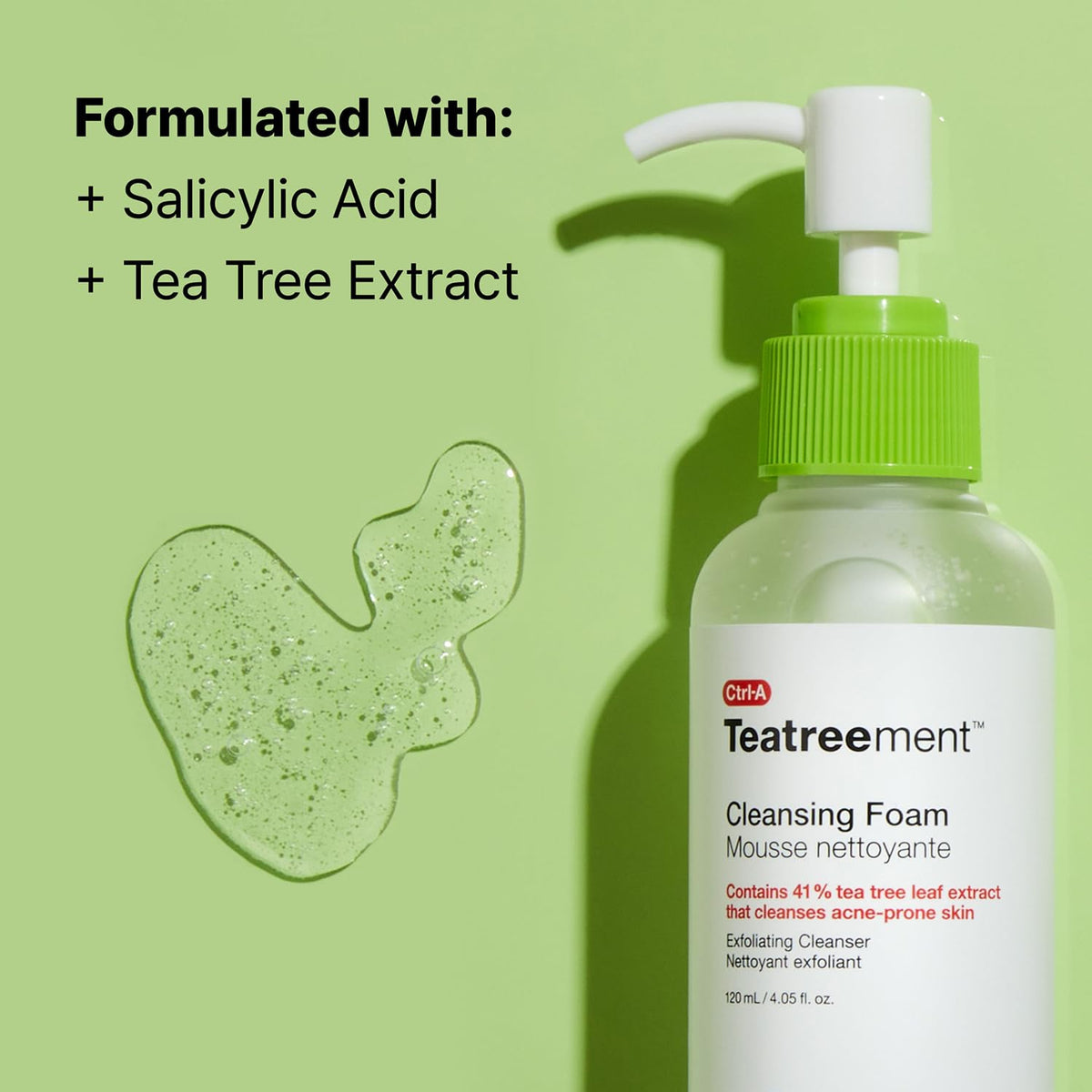 Dr.Jart+ Teatreement Cleansing Foam dispenser for quick daily use.