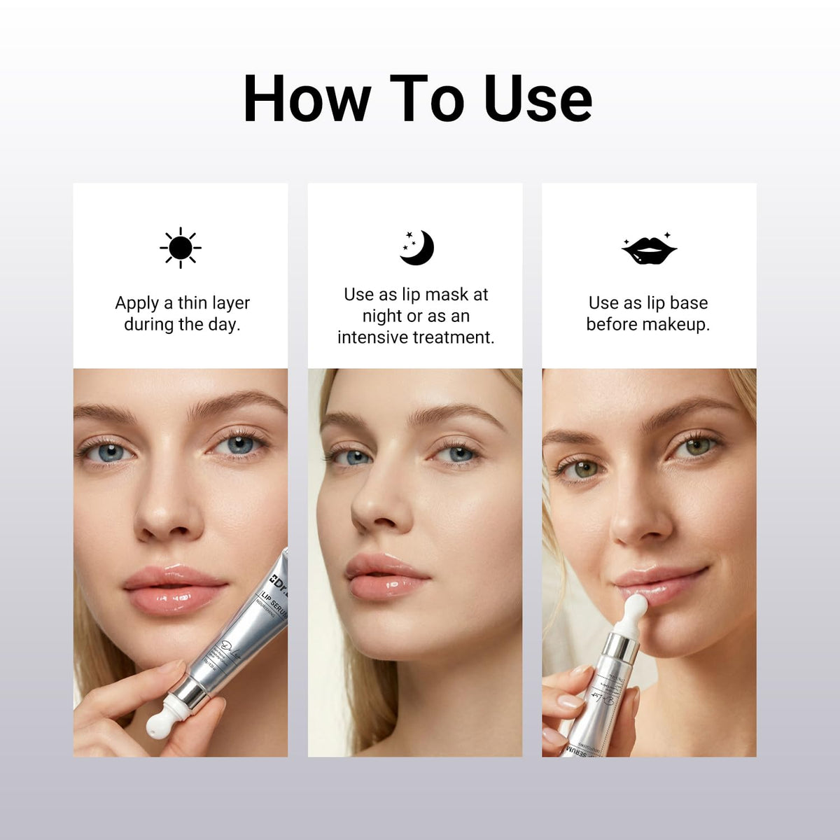 Overnight lip care routine image suggesting intensive nourishment