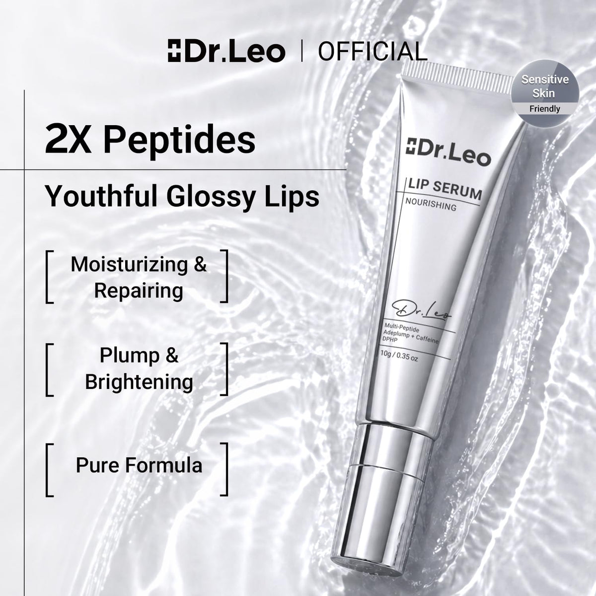 Gentle, skin safe formula ideal for sensitive lips