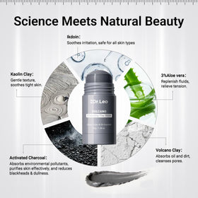 Dr.Leo Volcano Clay Stick Mask soothing Ectoin for sensitive skin