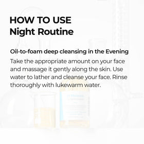 Dr.Melaxin TX Ampoule Cleanser on skin demonstrates gentle cleansing