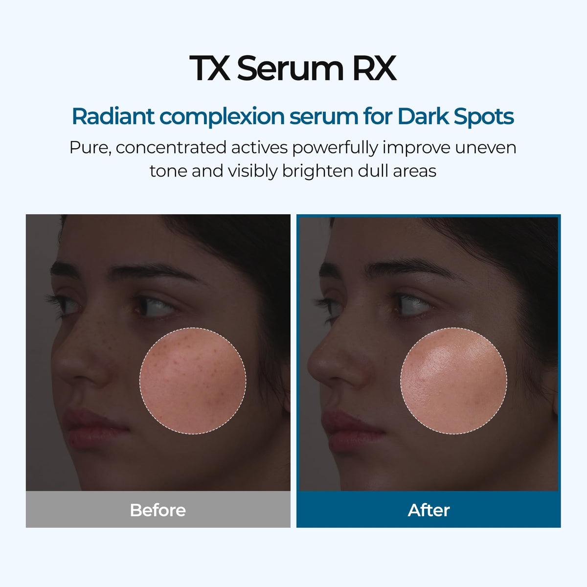 Dr.Melaxin TX RX label close-up highlighting fragrance-free formula