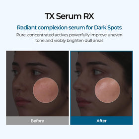 Dr.Melaxin TX RX label close-up highlighting fragrance-free formula