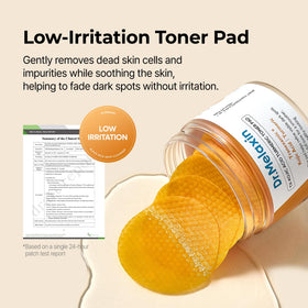 Dr.Melaxin TX Kojic Toner Pads night routine with gentle exfoliation