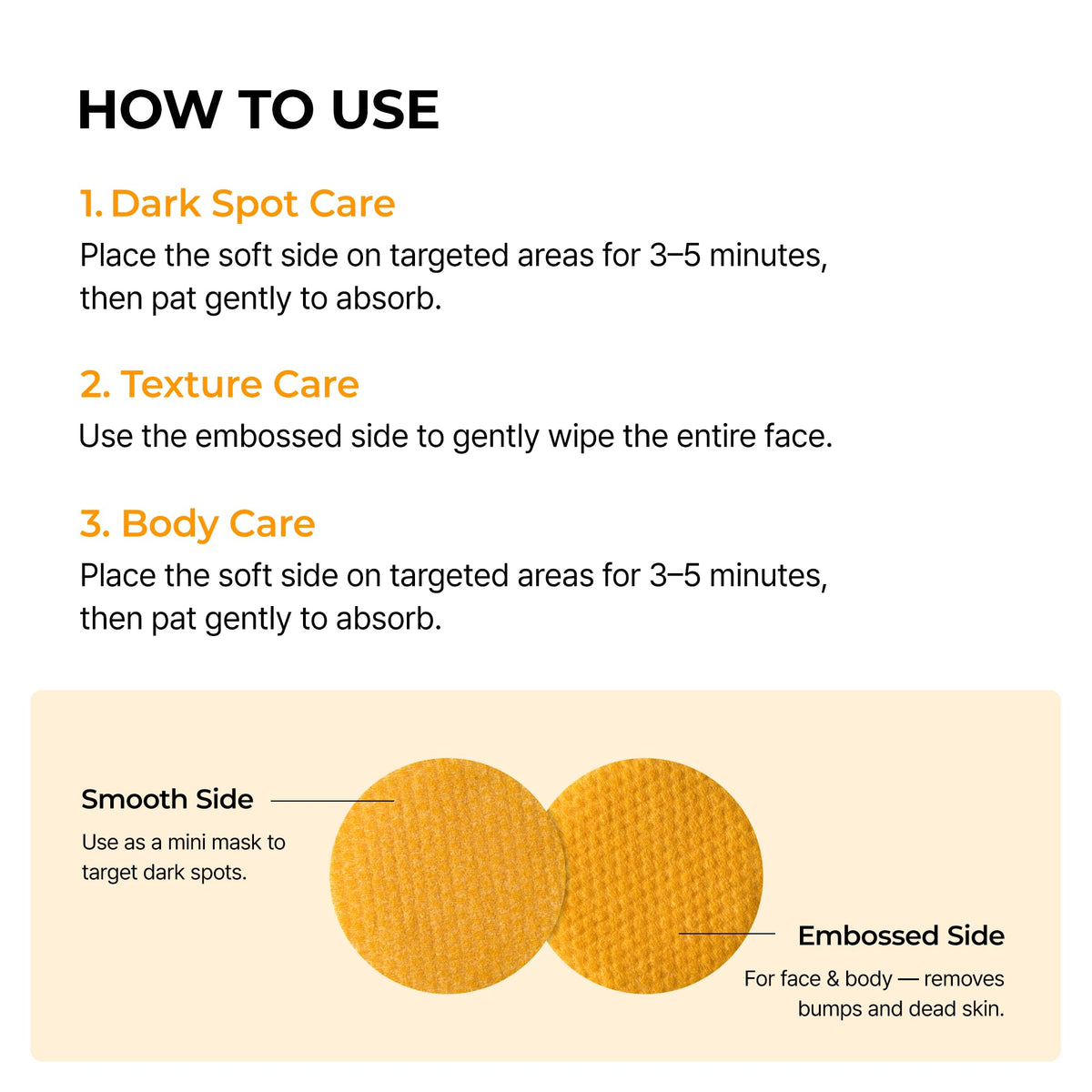 Dr.Melaxin TX Kojic Toner Pads swatches on skin test for even tone