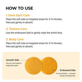 Dr.Melaxin TX Kojic Toner Pads swatches on skin test for even tone