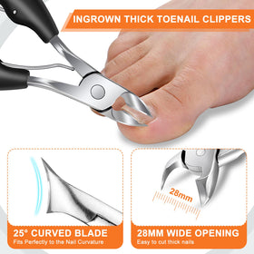 DRMODE 360-degree rotary nail clippers for seniors with ergonomic grip