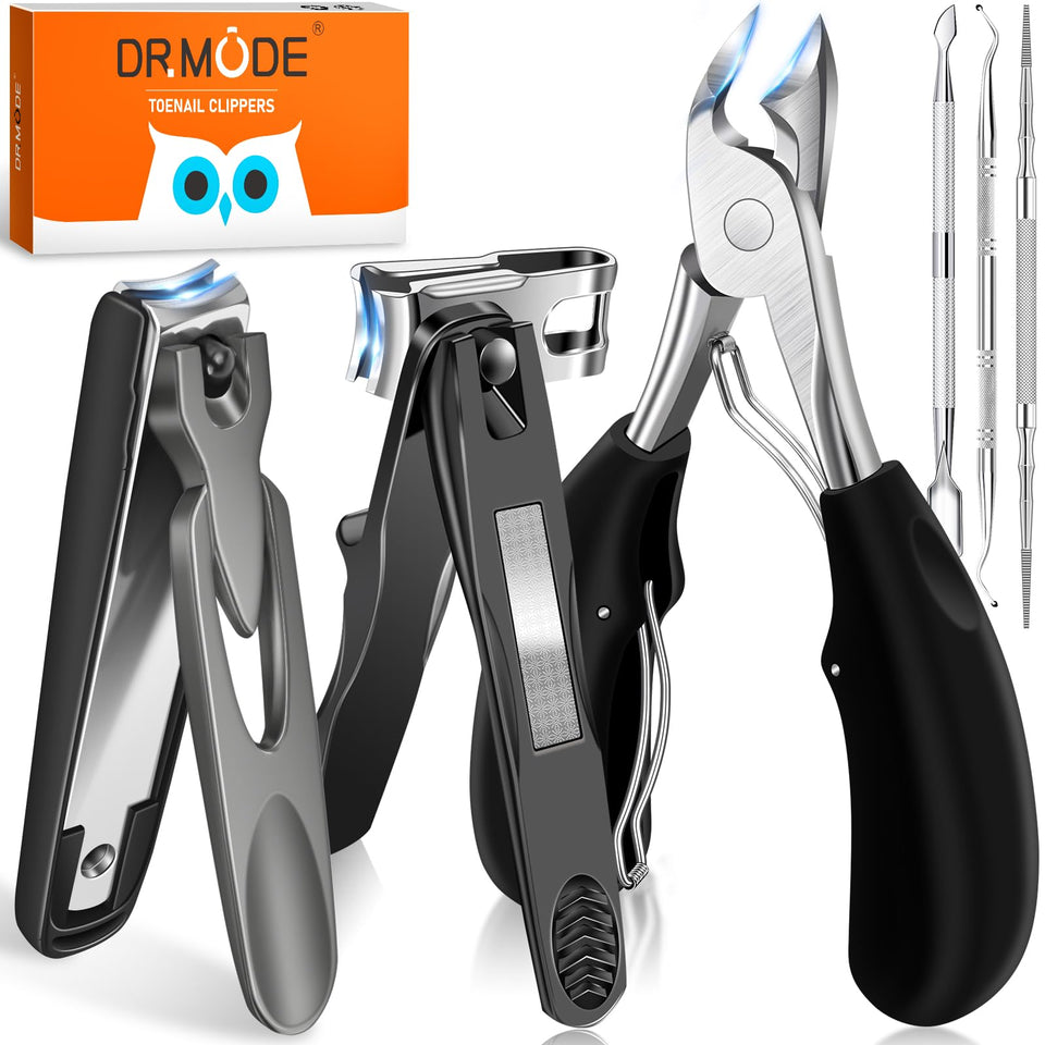 DRMODE ingrown thick toenail clippers with wide opening for precise trims