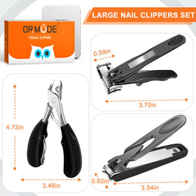 DRMODE nail clippers in box packaging for gifting or storage