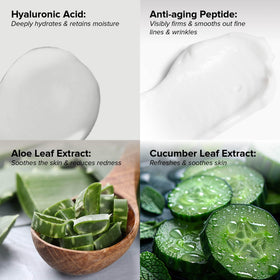 DRMTLGY Essential Cleanser pump-dispense action for easy use.
