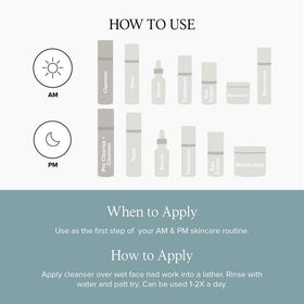 DRMTLGY gOAT Cleanser oat bran extract soothes skin