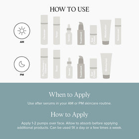 Serum texture close-up hints gentle exfoliation