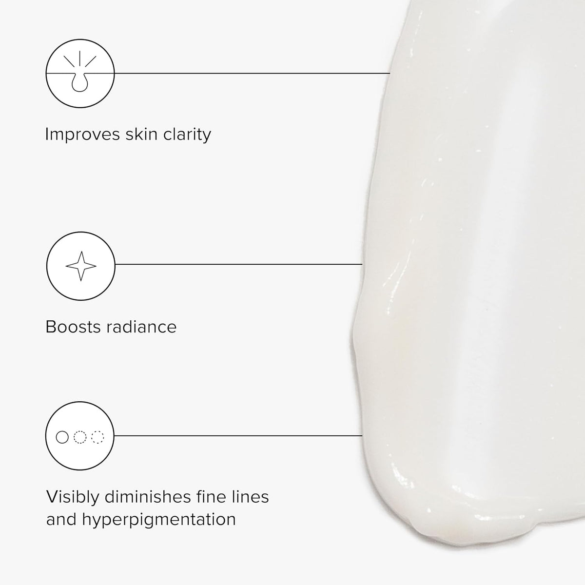 DRMTLGY serum pump cap enables easy, controlled application