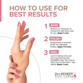 Dr.'s Remedy Basic Base Coat and Calming Top Coat duo