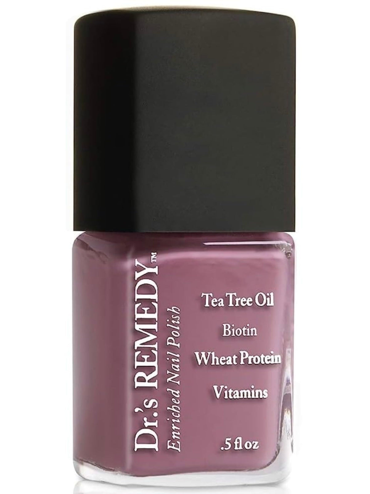 Dr.’s Remedy Enriched Nail Polish bottle front shows non-toxic doctor-formulated care.