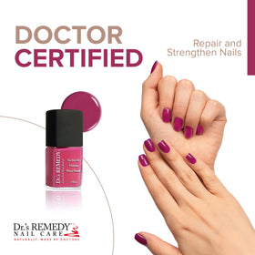 Dr.'s Remedy bottle cap close-up highlighting cruelty-free branding and precise application