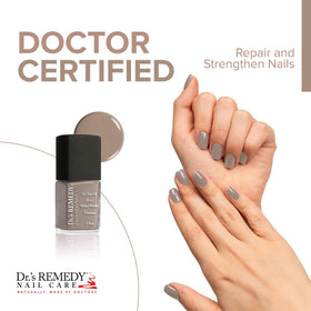 Cozy Café color swatches from Dr.'s Remedy Enriched Nail Polish
