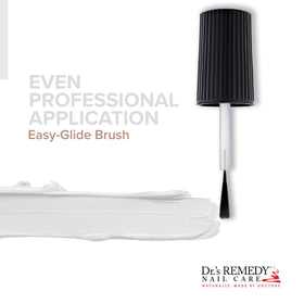 Nails after two coats show vitality and subtle hydration with Dr.'s Remedy.