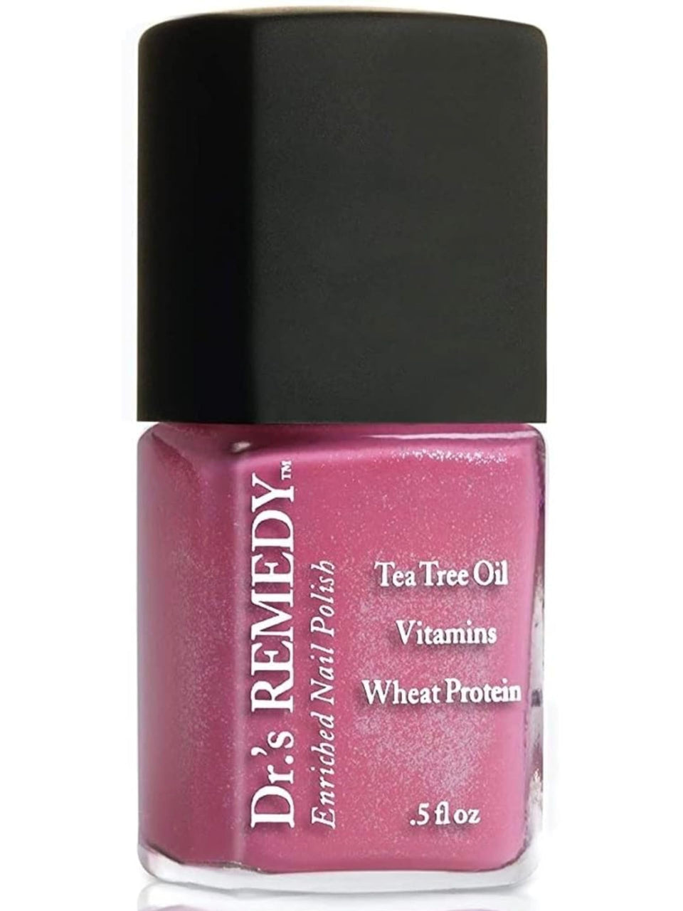 Dr.’s Remedy Playful Pink nail polish bottle with vibrant finish for healthier-looking nails