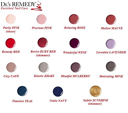 Dr.’s Remedy Precious Pink brush applying precise, smooth coverage.