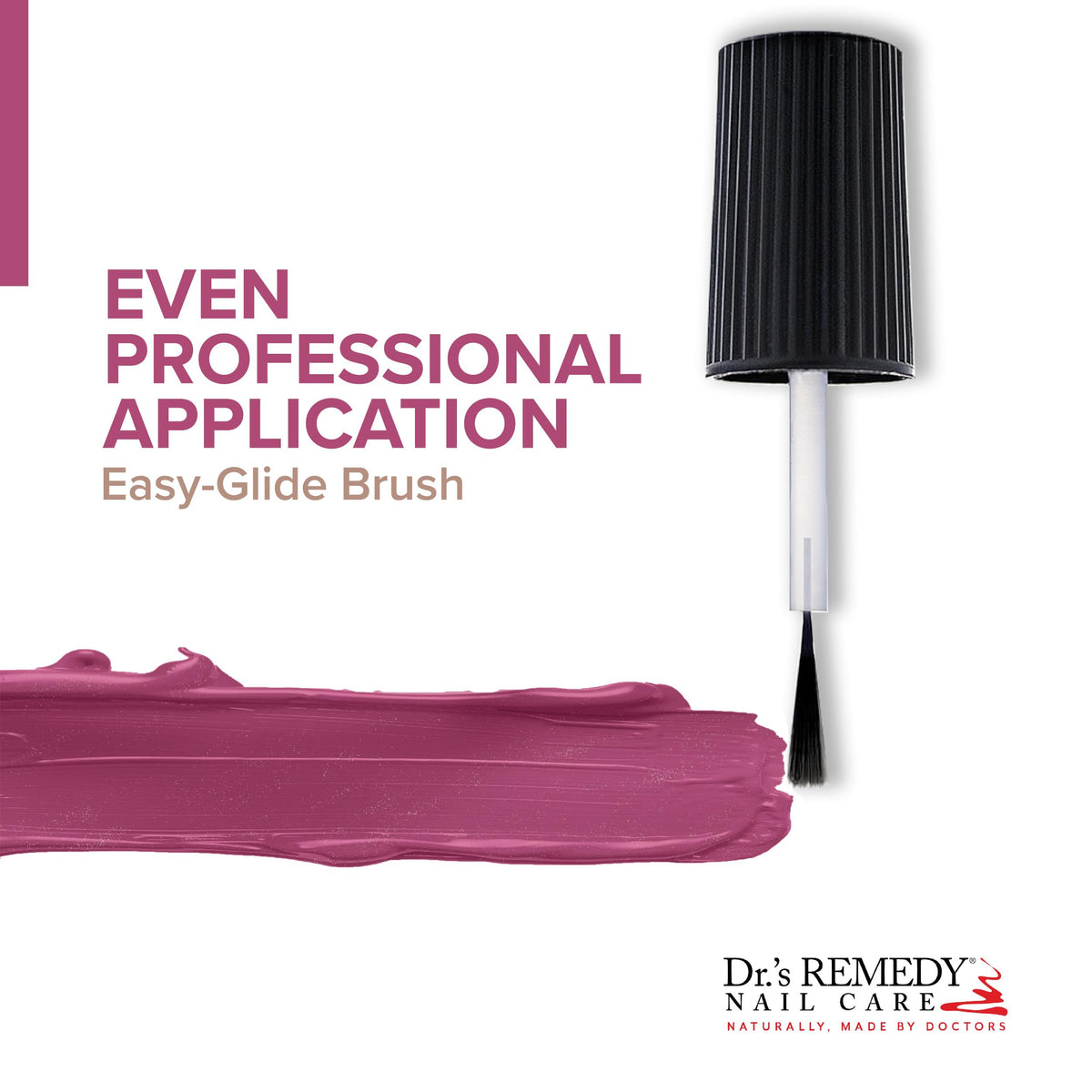 Shiny, glossy finish on nails in natural light