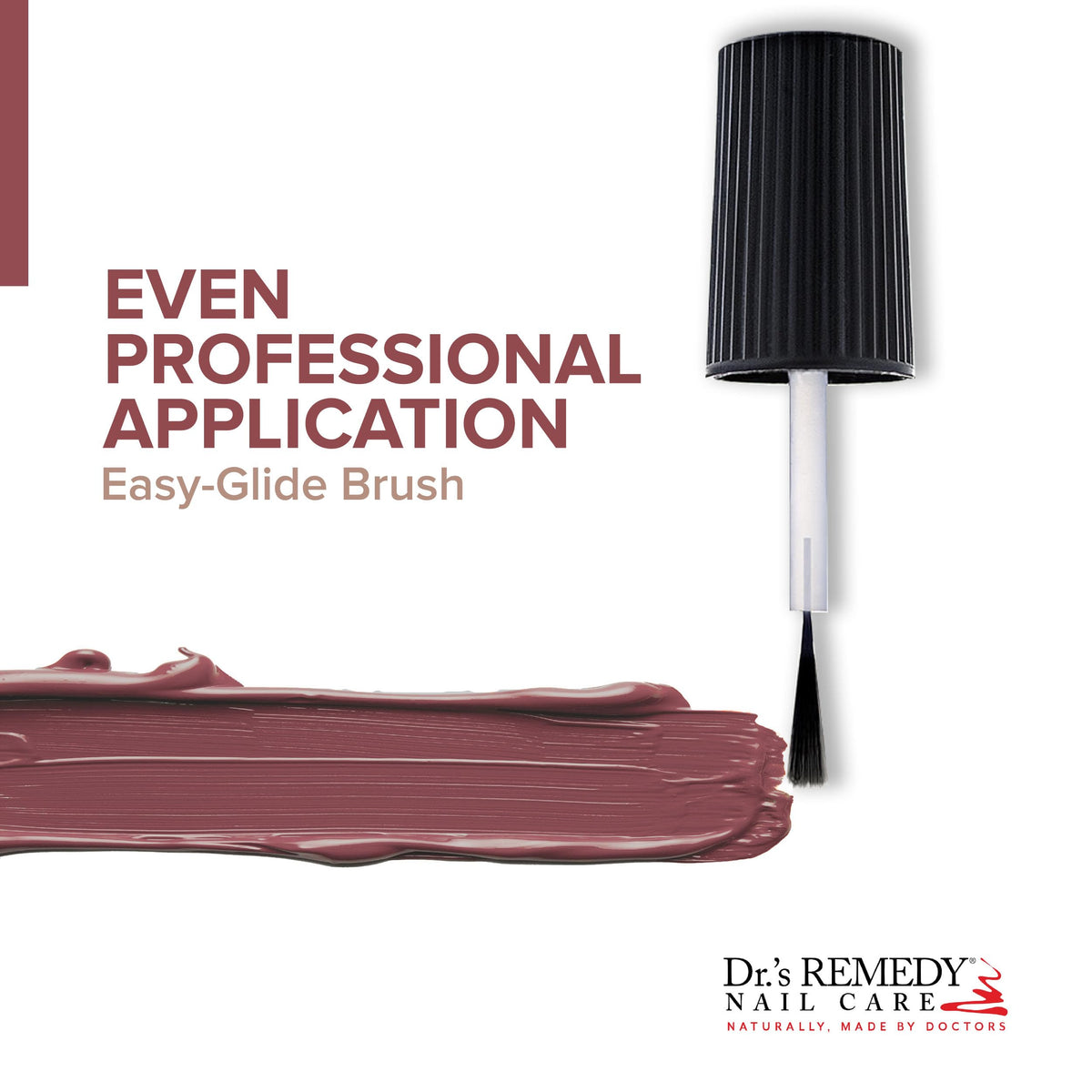 Dr.'s Remedy Mellow Mauve glossy finish with lasting shine