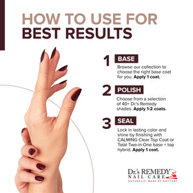 Packaging highlights Dr.’s Remedy 24-Free, cruelty-free and vegan-friendly claims.