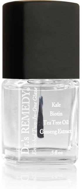 Dr.'s Remedy Peaceful Pink Coral polish bottle with vibrant color and long-lasting finish