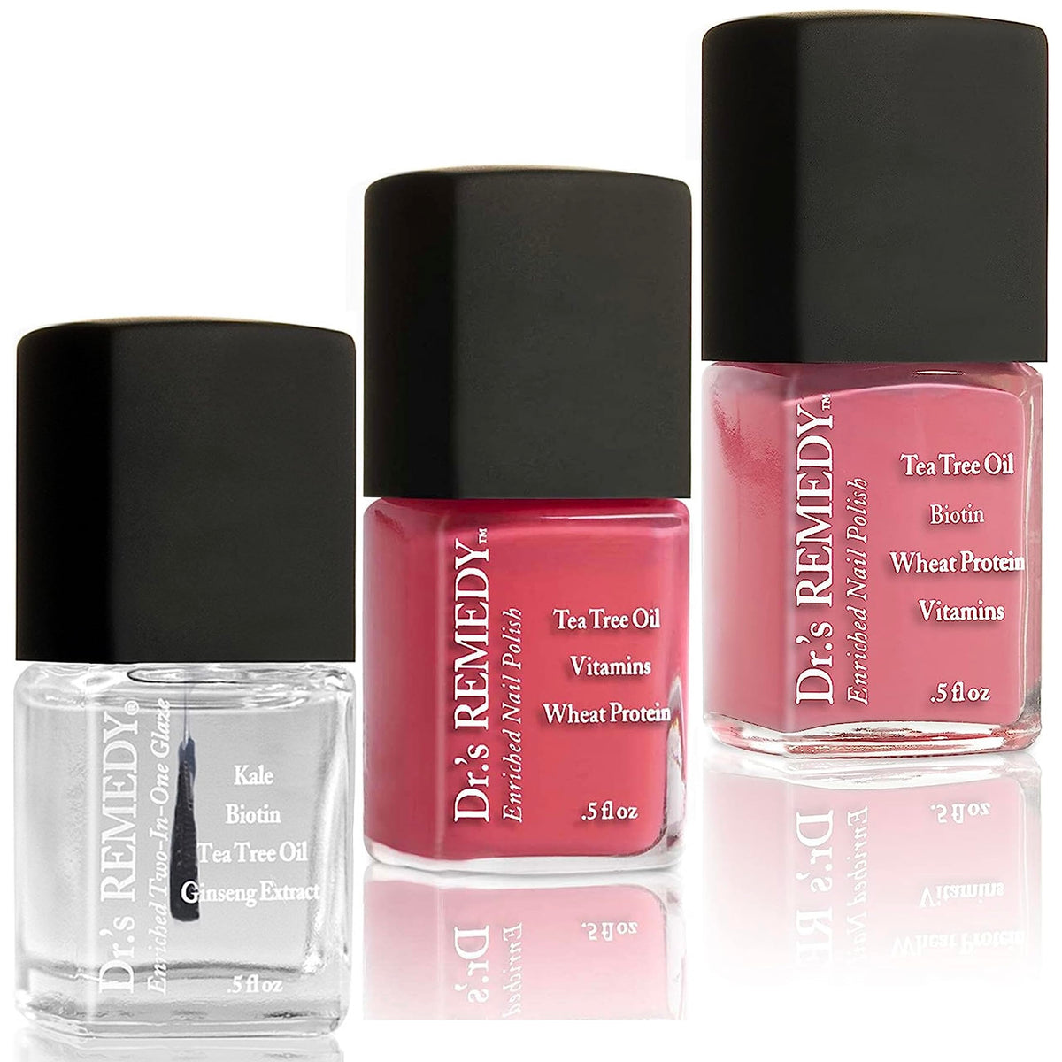 Dr.'s Remedy Peaceful as the Sea trio box for non-toxic nail care