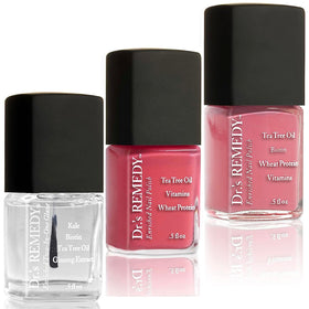 Dr.'s Remedy Peaceful as the Sea trio box for non-toxic nail care