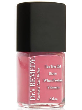 Dr.'s Remedy Serene Salmon bottle closeup with rich, fast-drying color.