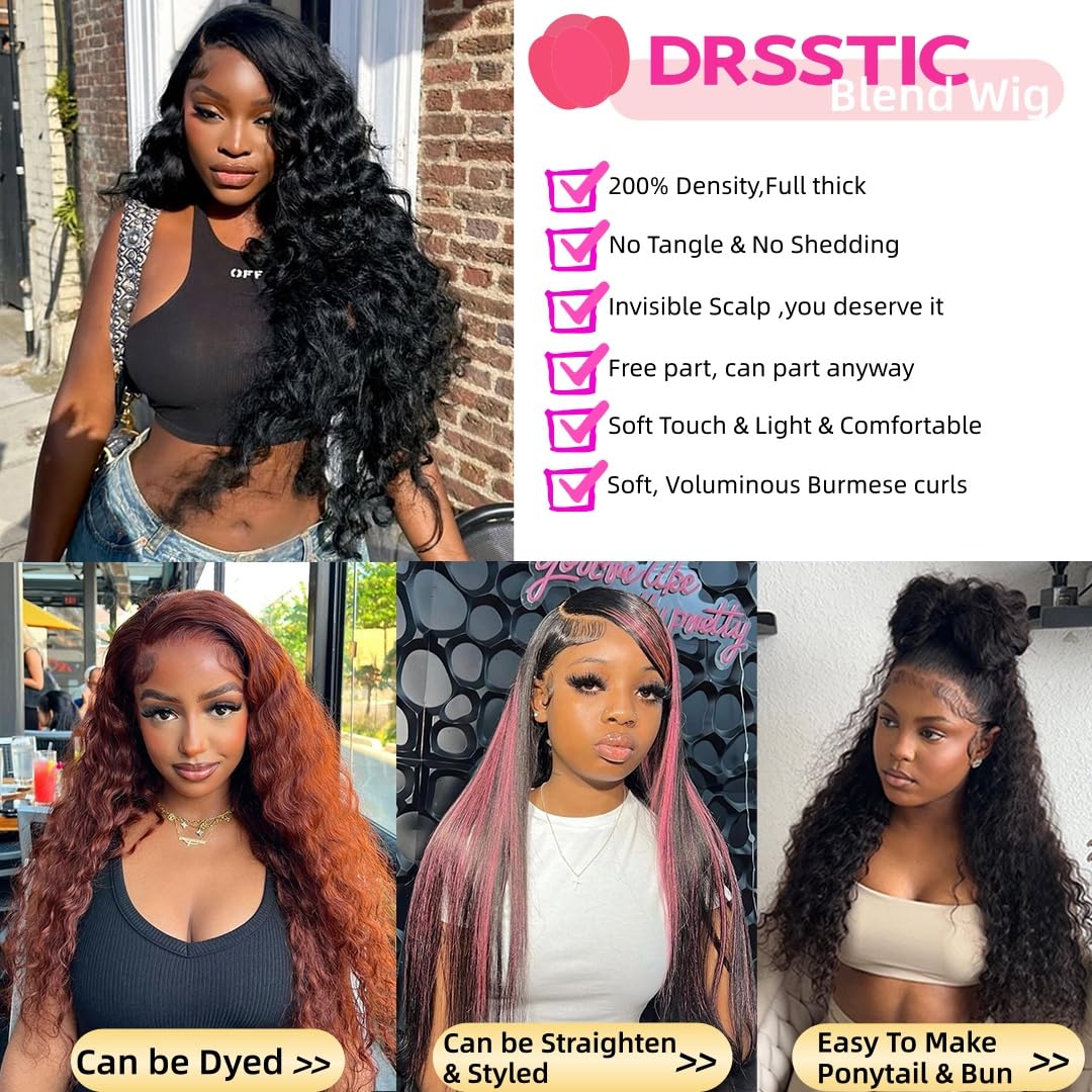 DRSSTIC HD Swiss lace front creates an invisible scalp blend.