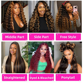 DRSSTIC HD transparent Swiss lace front for an invisible hairline.