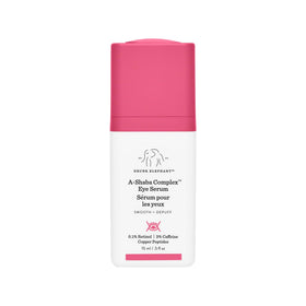 Drunk Elephant A-Shaba Complex Eye Serum packshot showing the bottle.
