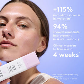 Drunk Elephant Amino Rain Hiya complex closeup highlights hydration support.