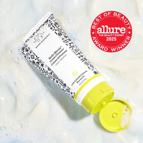 Drunk Elephant Mello Marula Cream Cleanser label close-up.