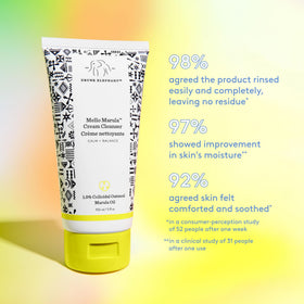 Drunk Elephant Mello Marula Cream Cleanser vanilla fruit extract detail.