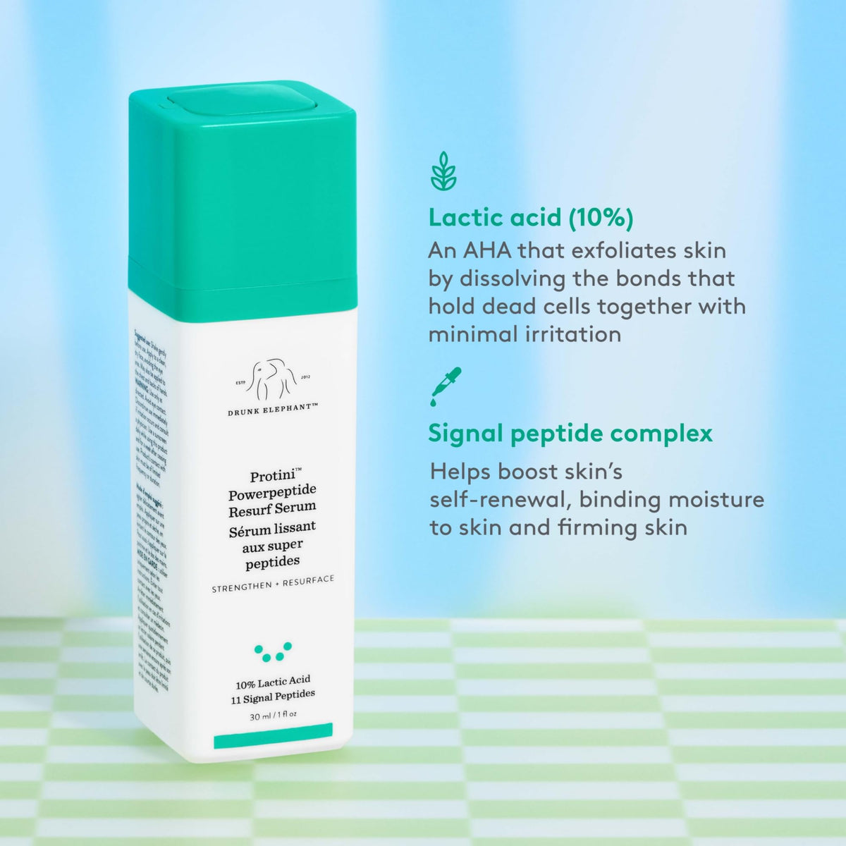 Serum applied to clean skin for gentle pampering