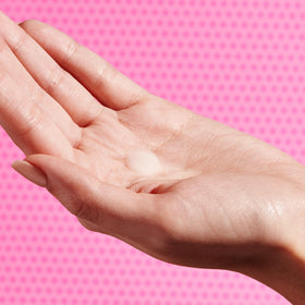 Lightweight, fast-absorbing serum texture close-up